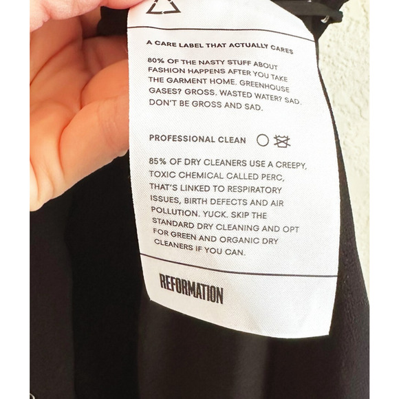 Reformation Laughlin Wrap Mini Dress Small Chiffon Star Print Cocktail Glam - Picture 7 of 10